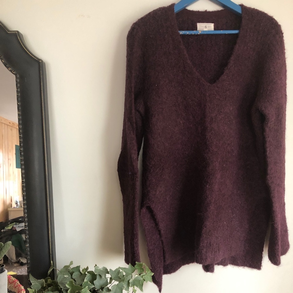 Eggplant colored Lou & Grey sweater